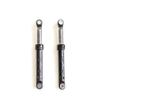 Washing machine shock absorber isolated on white background in clipping path. Stock Photos