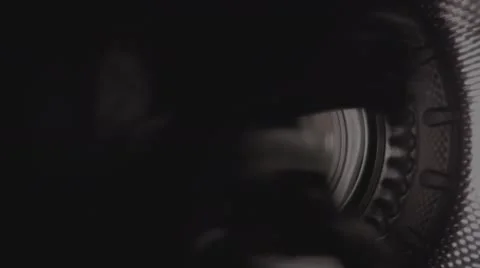 Washing machine shot from within Stock Footage 67229546
