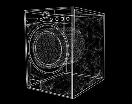 Washing machine simbol Stock Illustration