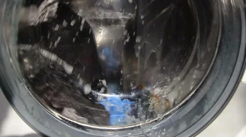 Washing machine slow motion Stock Footage 36016406