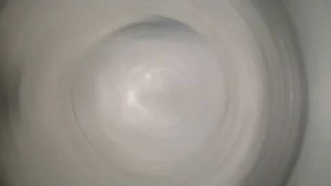 The washing machine is in spin mode. (Selective focus) Stock Footage 130296145