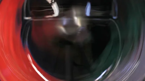 Washing machine spinning Stock Footage 35201296