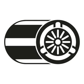 Washing machine tool icon simple vector. Broken piece Stock Illustration