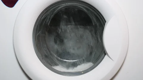 Washing machine turns things around Stock-Footage 127175855