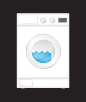 Washing machine, vector design, eps10 Stock Illustration