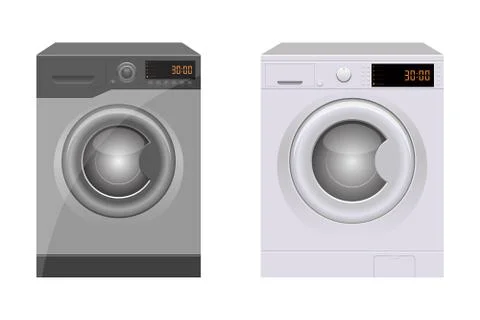Washing machine vector design illustration isolated on white background Stock Illustration