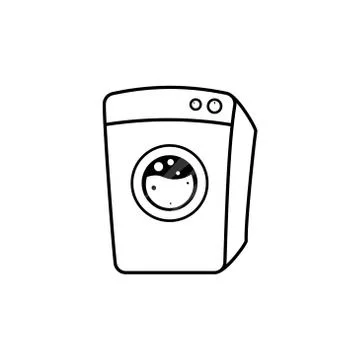 Washing machine vector design template illustration Иллюстрация