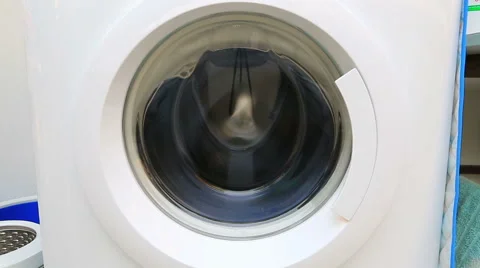 Washing machine working Stock Footage 57158462