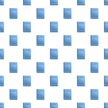 Washing machines repeating pattern background for laundry concept Illustrazione stock