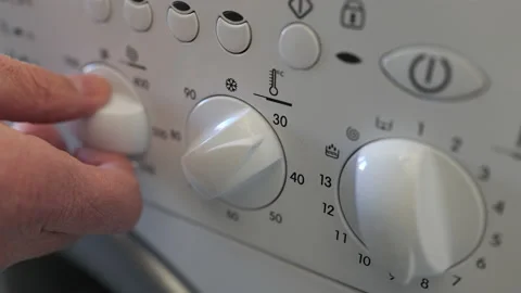 Washing Maching Energy Saving Stock Footage 237453918