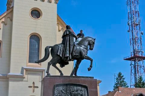 Washing of monuments Stock Photos