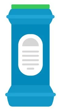 Washing powder vector icon flat isolated Stock Illustration
