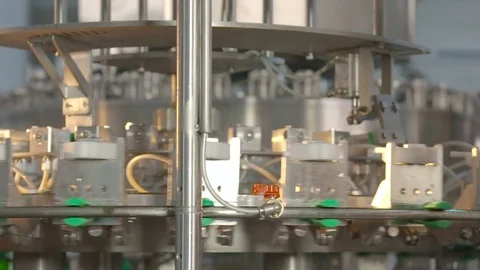 Washing process of plastic bottles Video stock 76347907