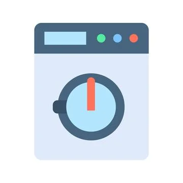 Washing Program icon vector image. Illustrazione stock