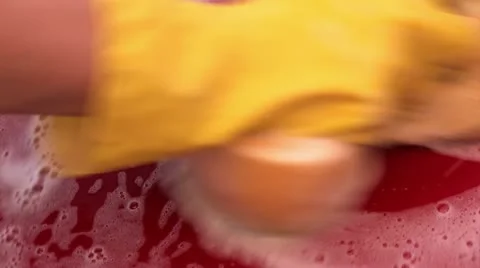 Washing red surface 動画素材 11827680