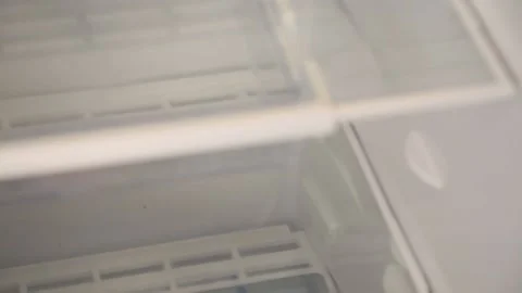 WASHING THE REFRIGERATOR 2 Stock Footage 155654810