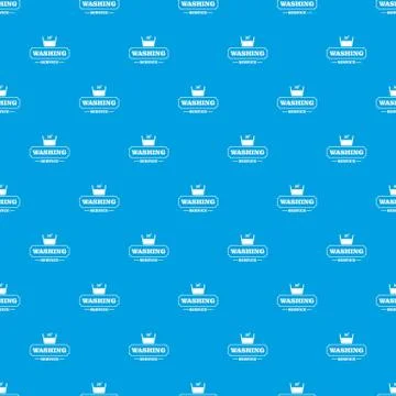 Washing soap pattern vector seamless blue Stock Illustration