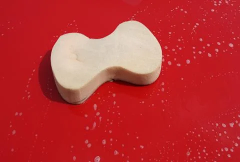 Washing sponge close up Stock Photos