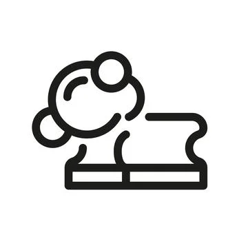 Washing Sponge Stock Illustration