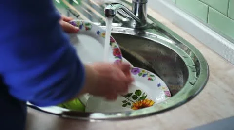 Washing4 Video stock 8984463