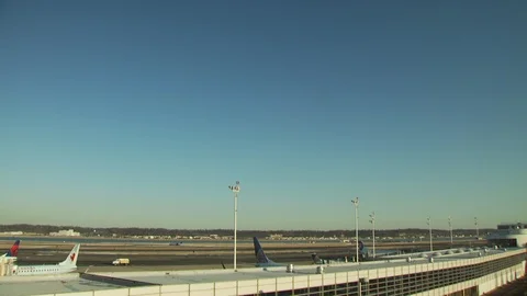 Washington Airport Stock Footage 123908682