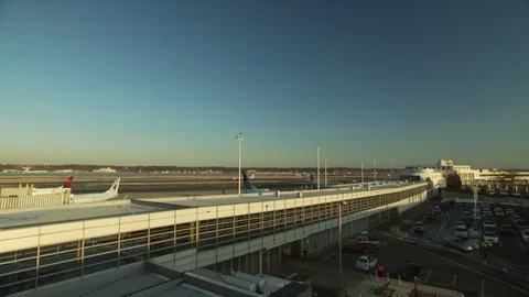 Washington Airport Stock Footage 123908787