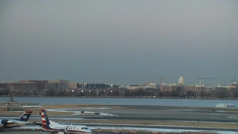 Washington Airport Stock Footage 123908972