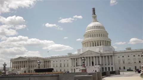 Washington Capitol Building Stock Footage 45011728
