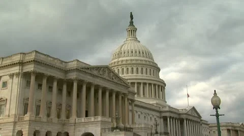 Washington Capitol: house side Stock-Footage 18180508