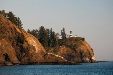 Washington coast lighthouse Foto stock
