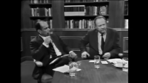WASHINGTON DC - 1960s - James Dickey praises James Wright's poems about Stock Footage 340652337