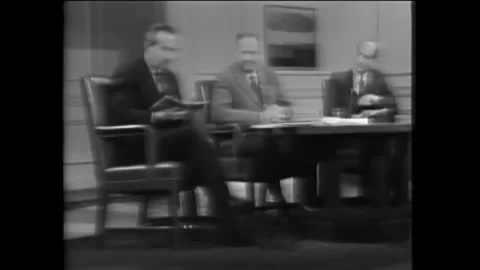 WASHINGTON DC - 1960s - John Frederick Nims cites Emily Dickinson in introducing Stock Footage 340652044