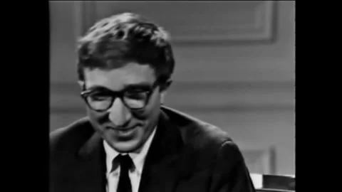 WASHINGTON DC - 1960s - John Updike praises Peter Taylor's economical writing in Stock Footage 340651538