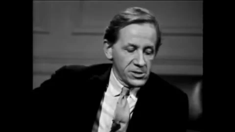 WASHINGTON DC - 1960s - Peter Taylor explains why he disagrees with the modern Stock Footage 340651658