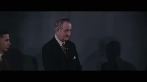 WASHINGTON DC - 1969 - Apollo 6 astronaut Frank Borman addresses a crowd at the Stock Footage 312873623