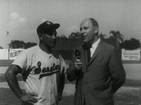 Washington, DC - 4/13/61: Interview with Gene Woodling Stock Footage 232160713