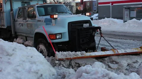Washington DC Blizzard Snowstorm  스톡 동영상 64543197