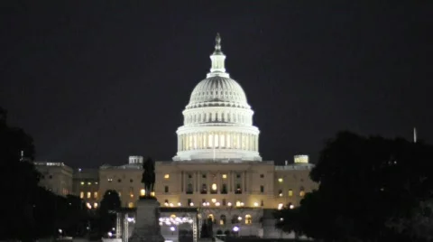 Washington DC Capital HD Travel Government House Senate Stock Footage