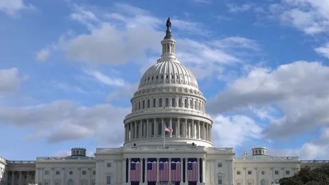 Washington DC Capitol Buiilding Видео 73269869