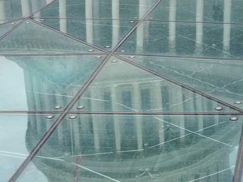 Washington DC Capitol Building Blue Reflection Video stock 89768586