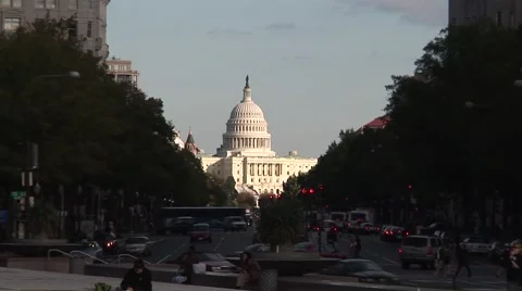 Washington DC Capitol Building Video stock 50984025