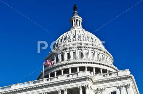 Washington dc capitol hill building dome Stock Photos