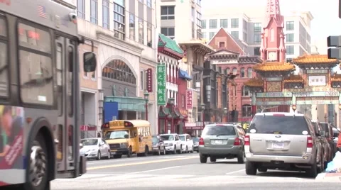 Washington DC - Chinatown Stock-Footage 40491973