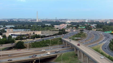 Washington D.C. cityscape Video stock 54623687