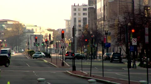Washington DC downtown area Stock Footage 38876966