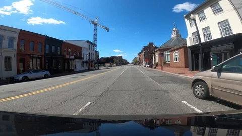 Washington DC A Ghost Town due to COVID-19 Restrictions Video stock 127671302
