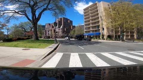 Washington DC A Ghost Town due to COVID-19 Restrictions Video stock 127671543