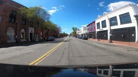 Washington DC A Ghost Town due to COVID-19 Restrictions Video stock 127671721
