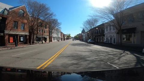 Washington DC A Ghost Town due to COVID-19 Restrictions Video stock 127673376
