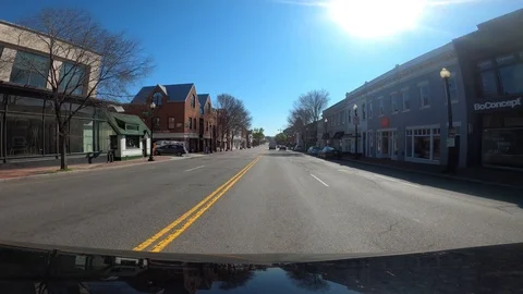 Washington DC A Ghost Town due to COVID-19 Restrictions Video stock 127681853